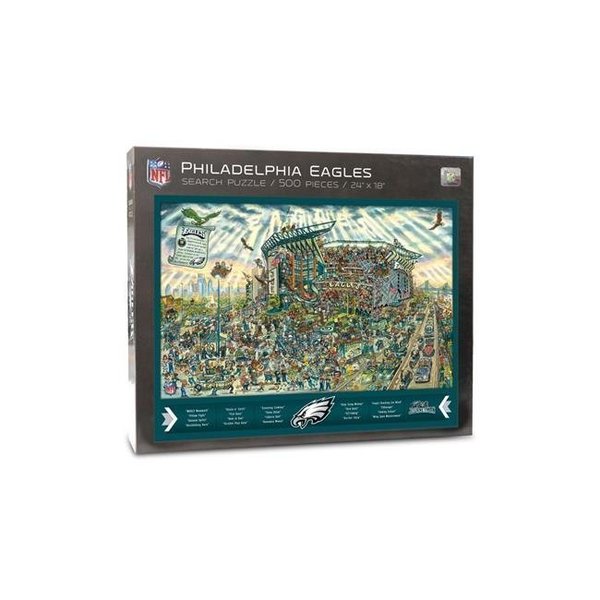 Youthefan YouTheFan 9029618 Philadelphia Eagles Joe Journeyman Puzzle - 500 Piece 9029618